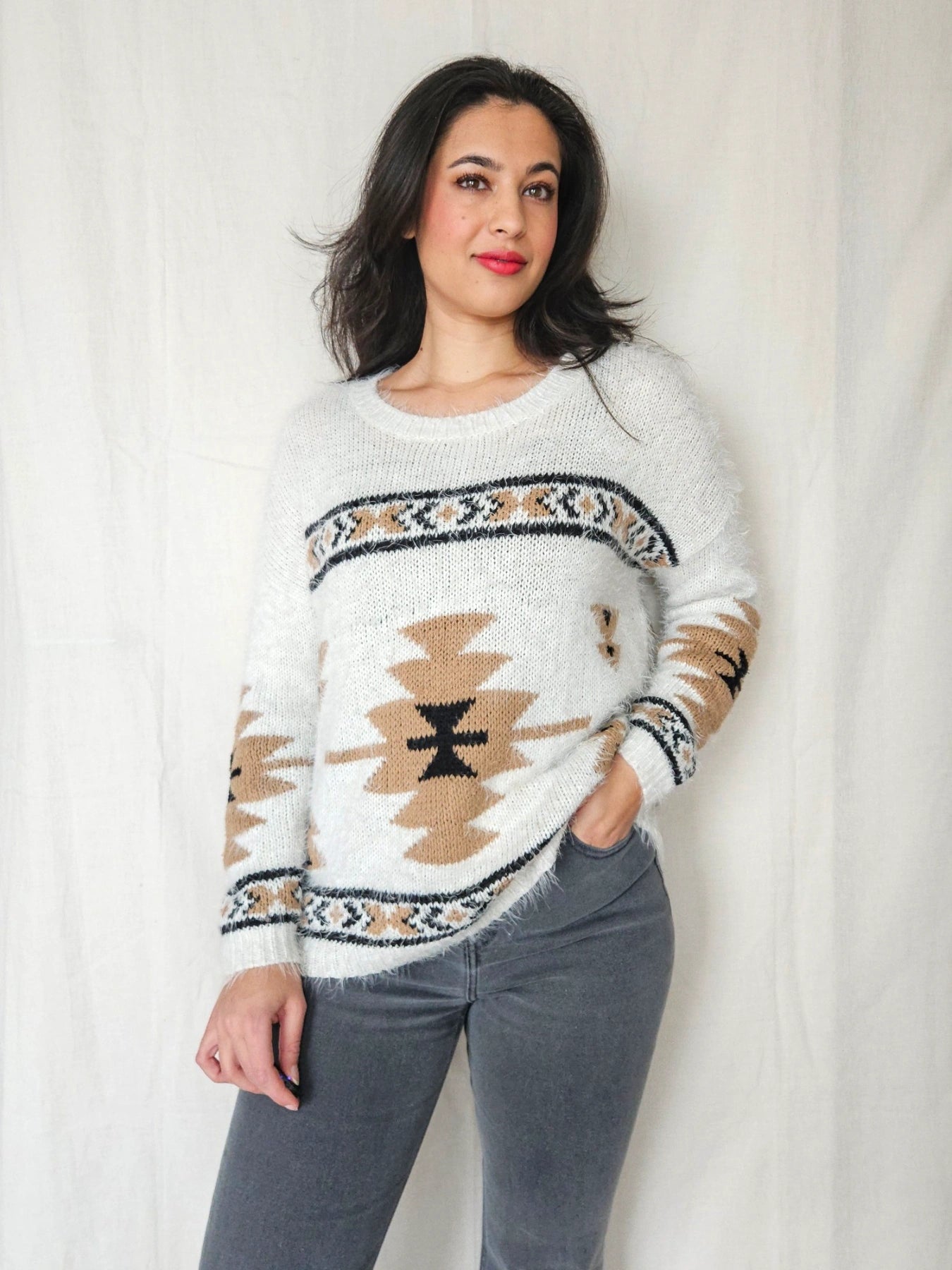 Yara - gebreide trui | M