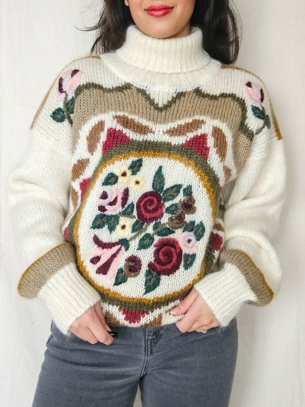 Althea - turtleneck, wool | 4XL