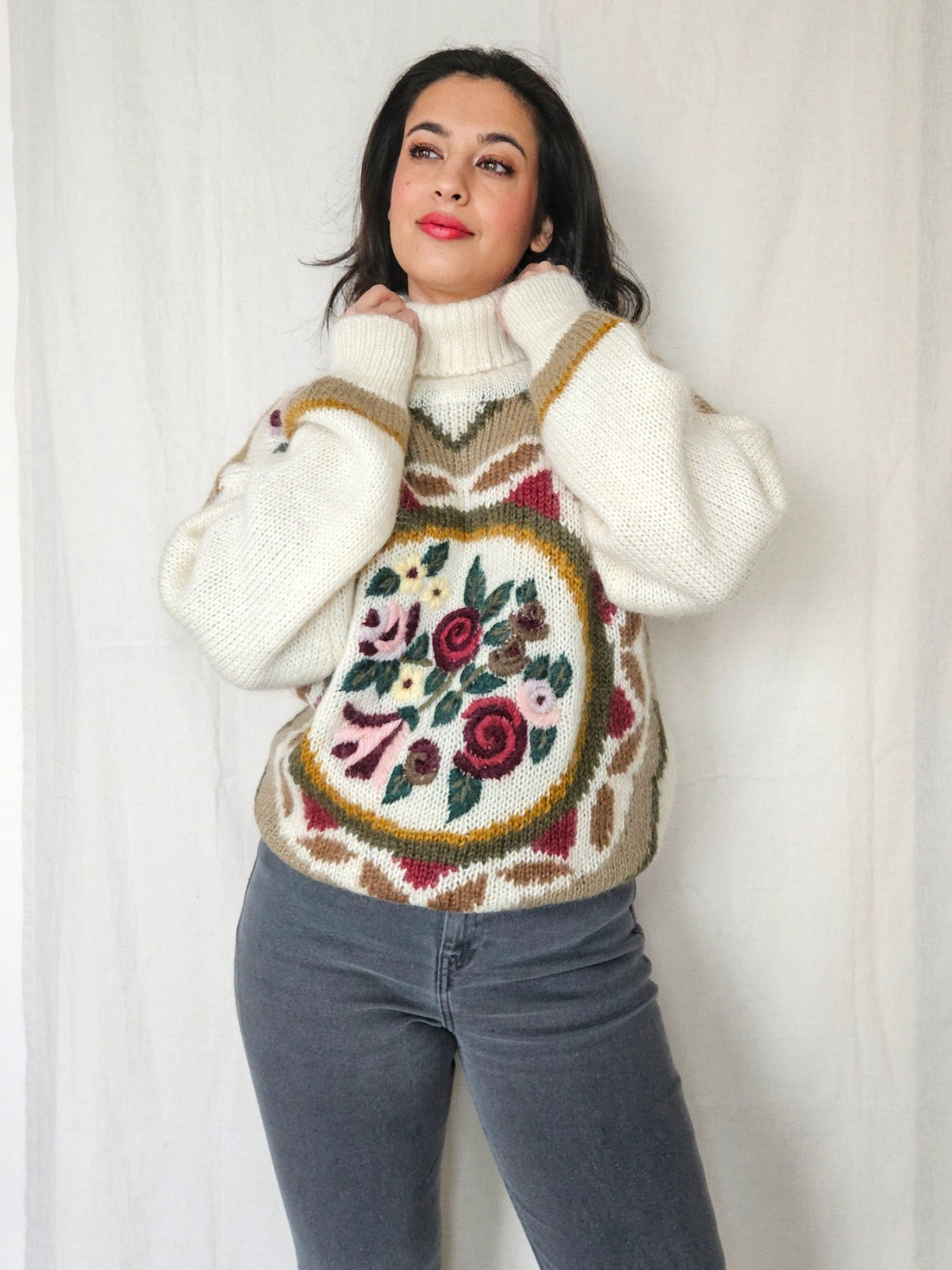 Althea - turtleneck, wool | 4XL