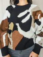 Elin - 80s trui, wool blend | L