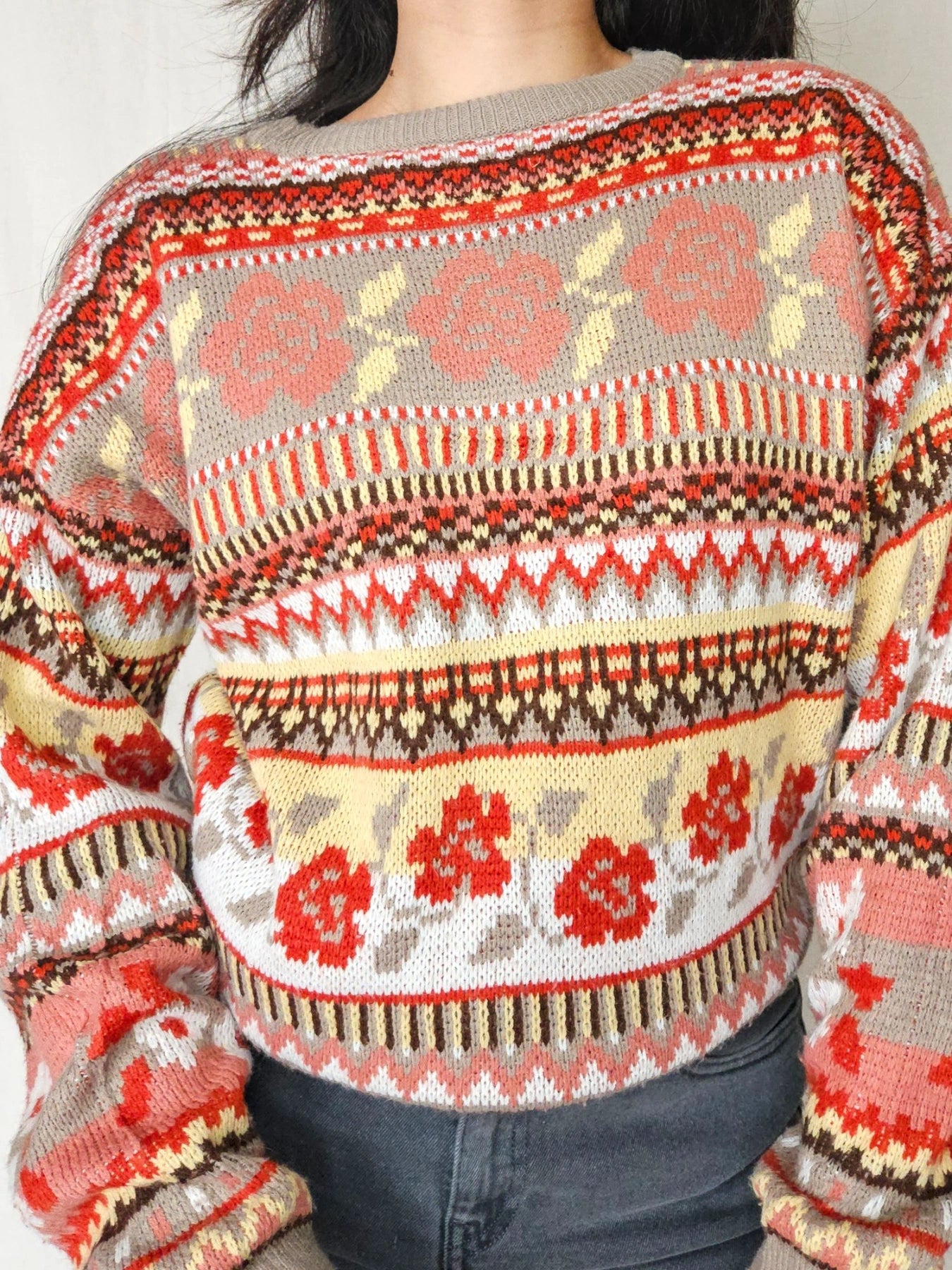 Rosie - gebreide trui | free size