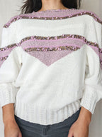 Vera - korte trui, wool blend | L