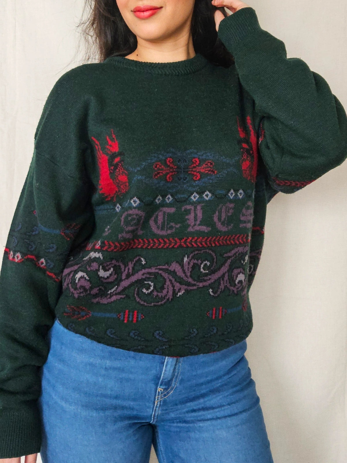 Cleo - gebreide trui | 4XL