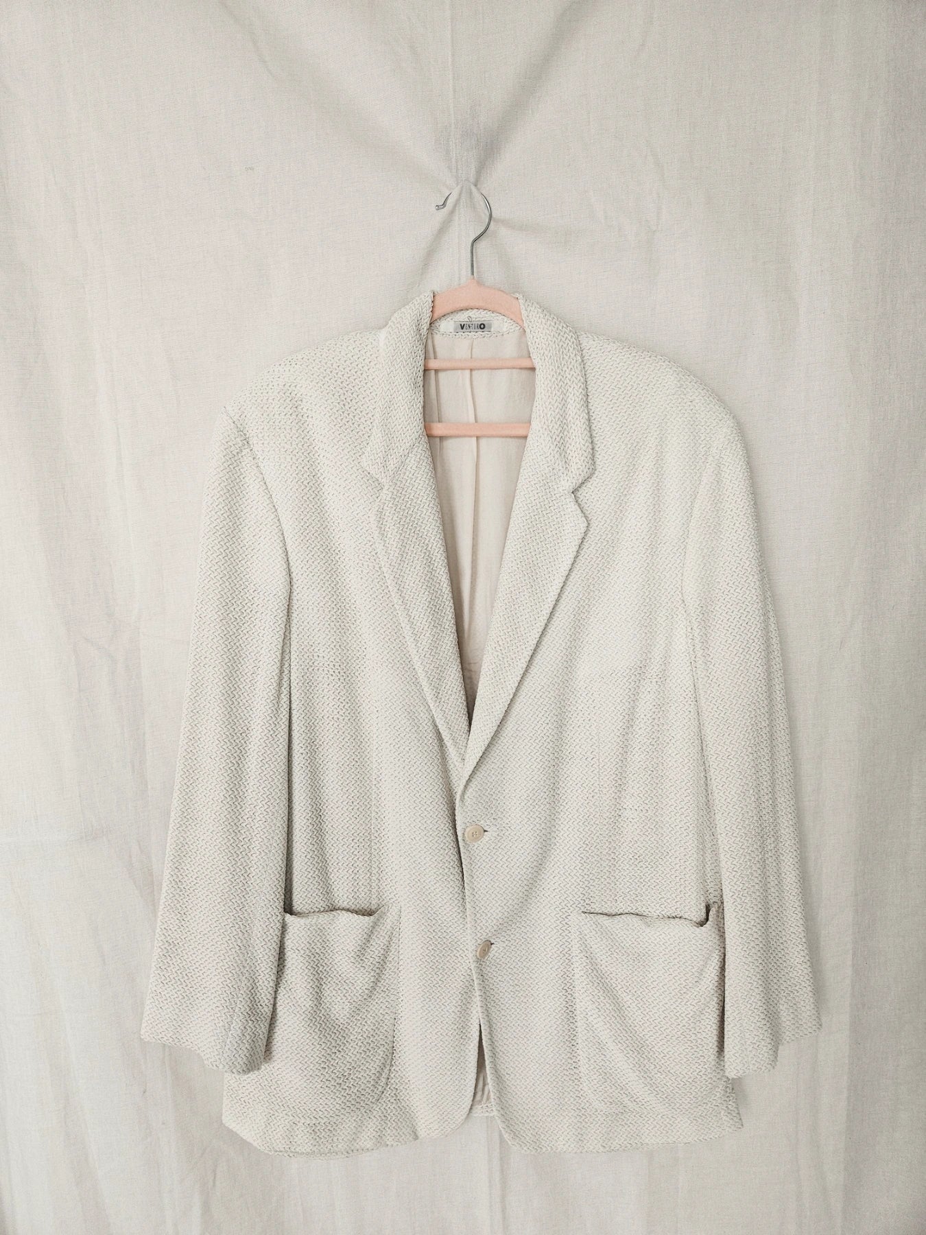 Wave - blazer met structuur | 3XL