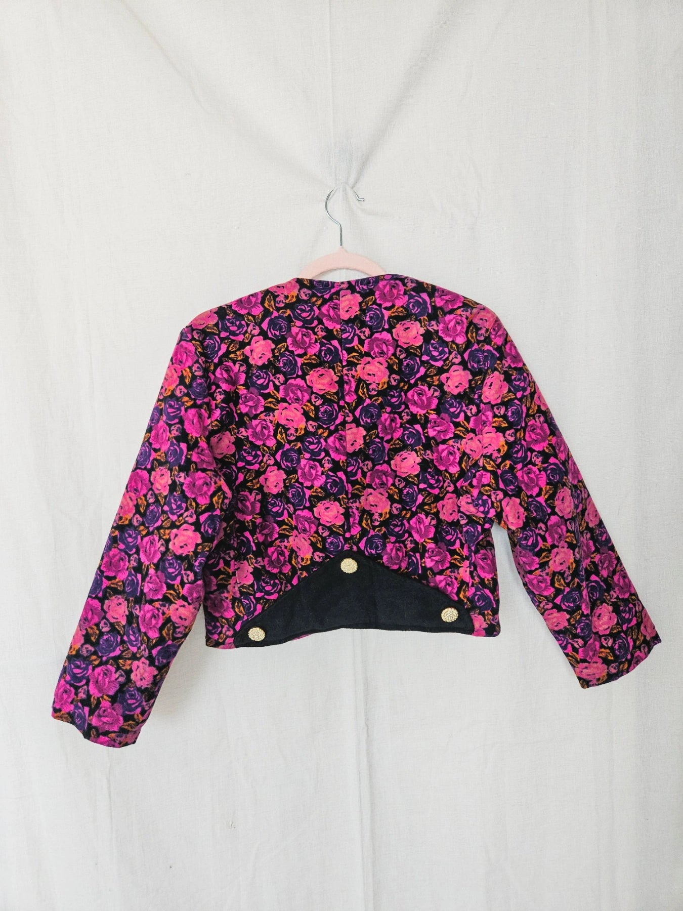 Flora - cropped jasje, fleece | S