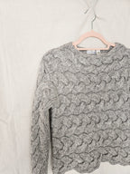 Cassia - structuur trui, wool blend | S