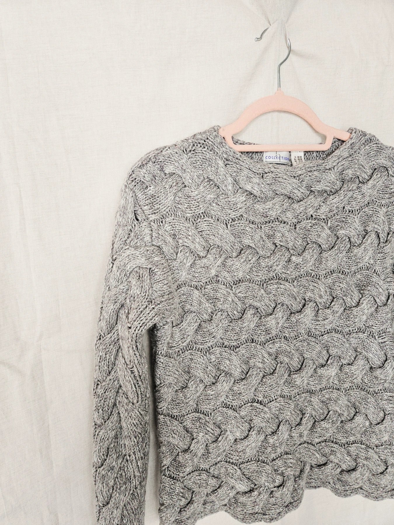 Cassia - structuur trui, wool blend | S