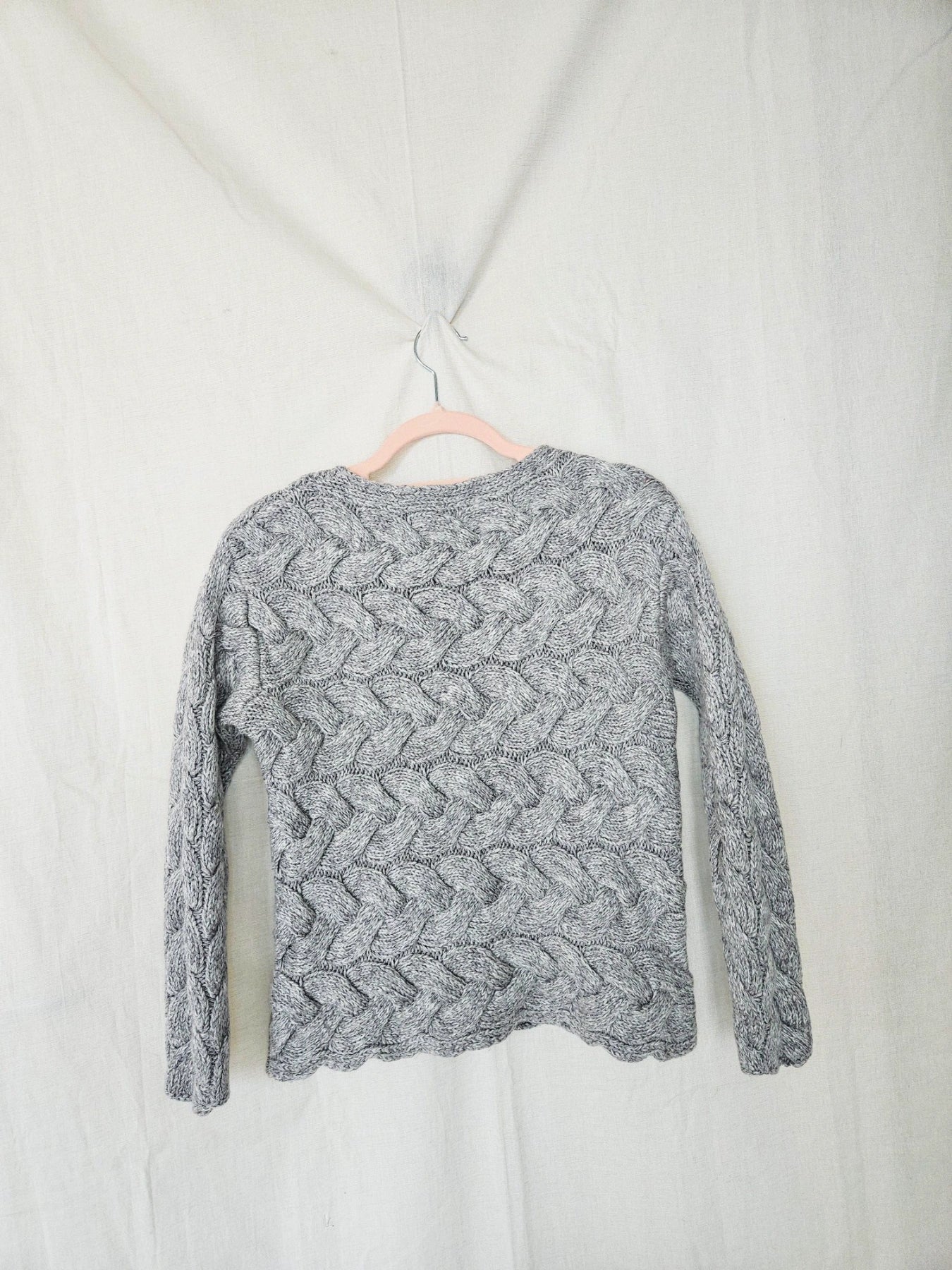 Cassia - structuur trui, wool blend | S