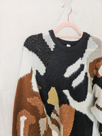 Elin - 80s trui, wool blend | L