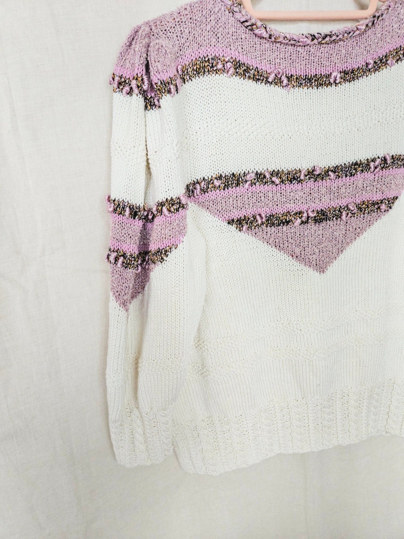 Vera - korte trui, wool blend | L