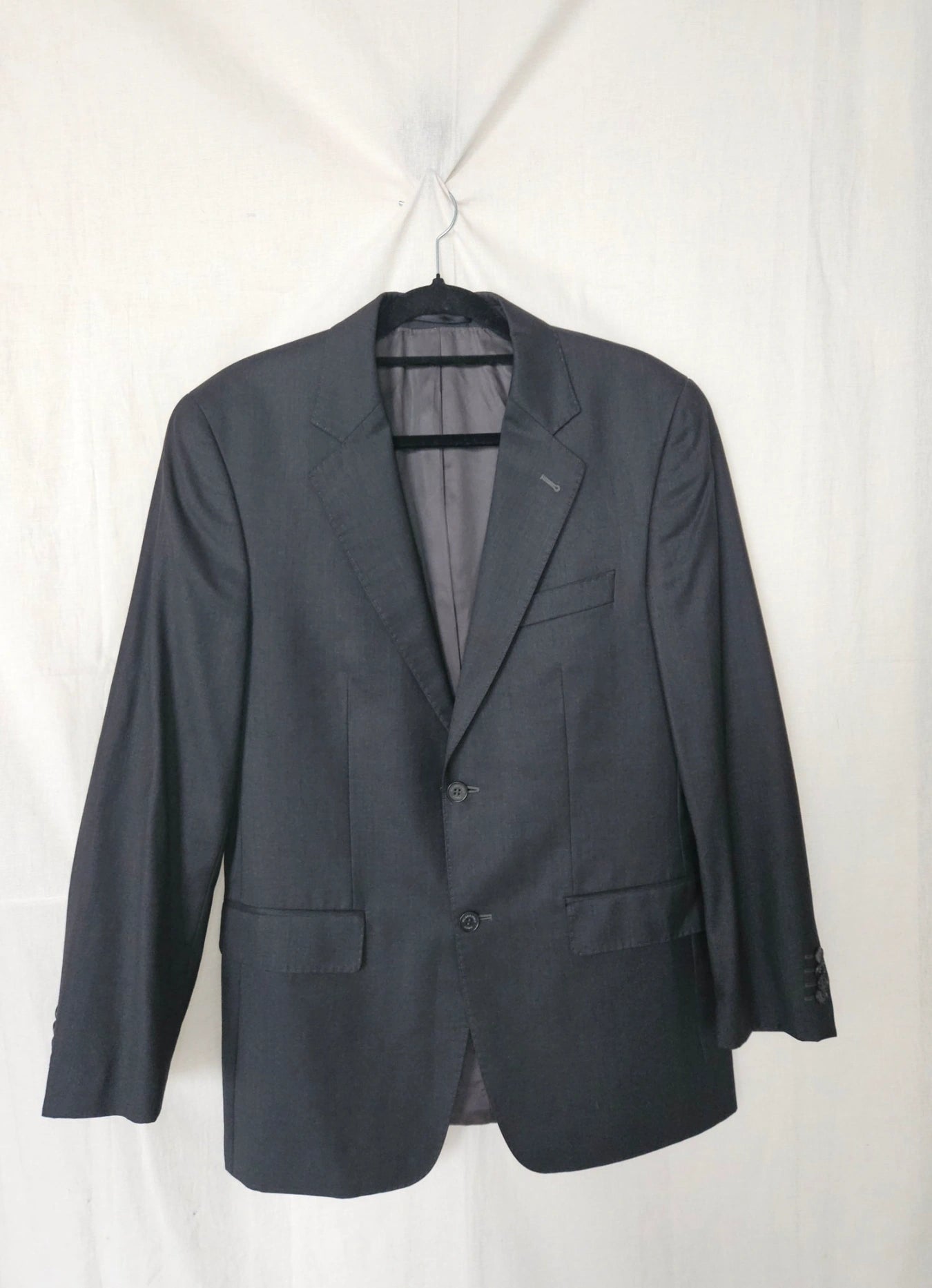 Tilde - zwarte blazer, scheerwol | L