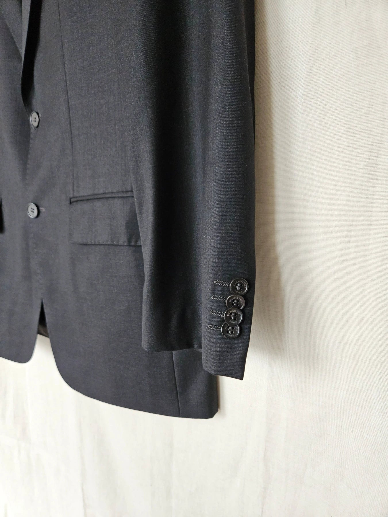 Tilde - zwarte blazer, scheerwol | L