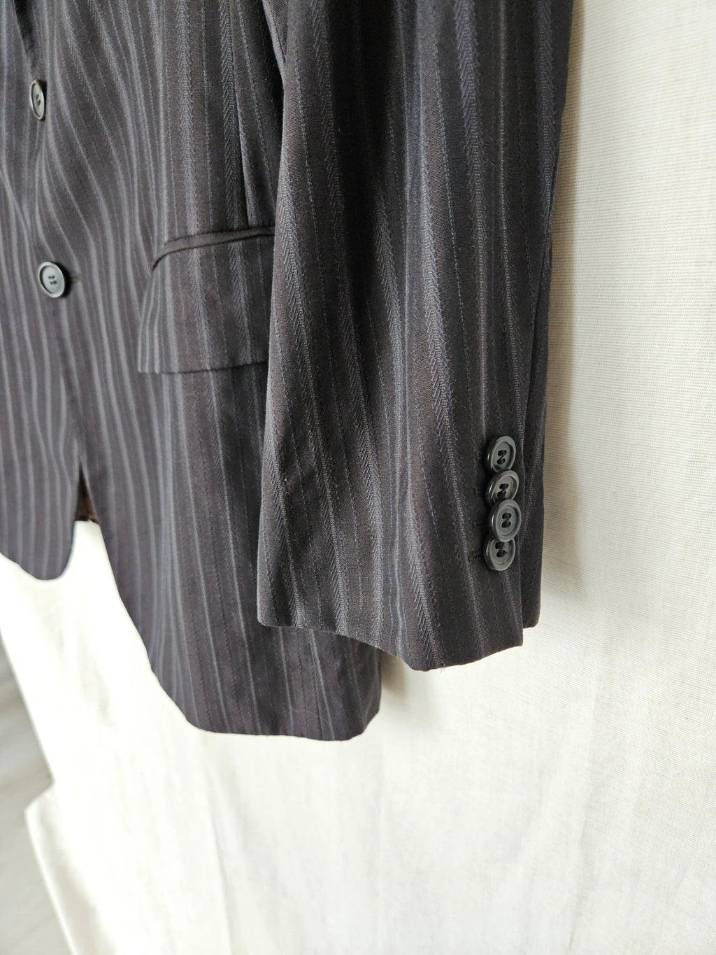 Novi - gestreepte blazer Hugo Boss, scheerwol | M