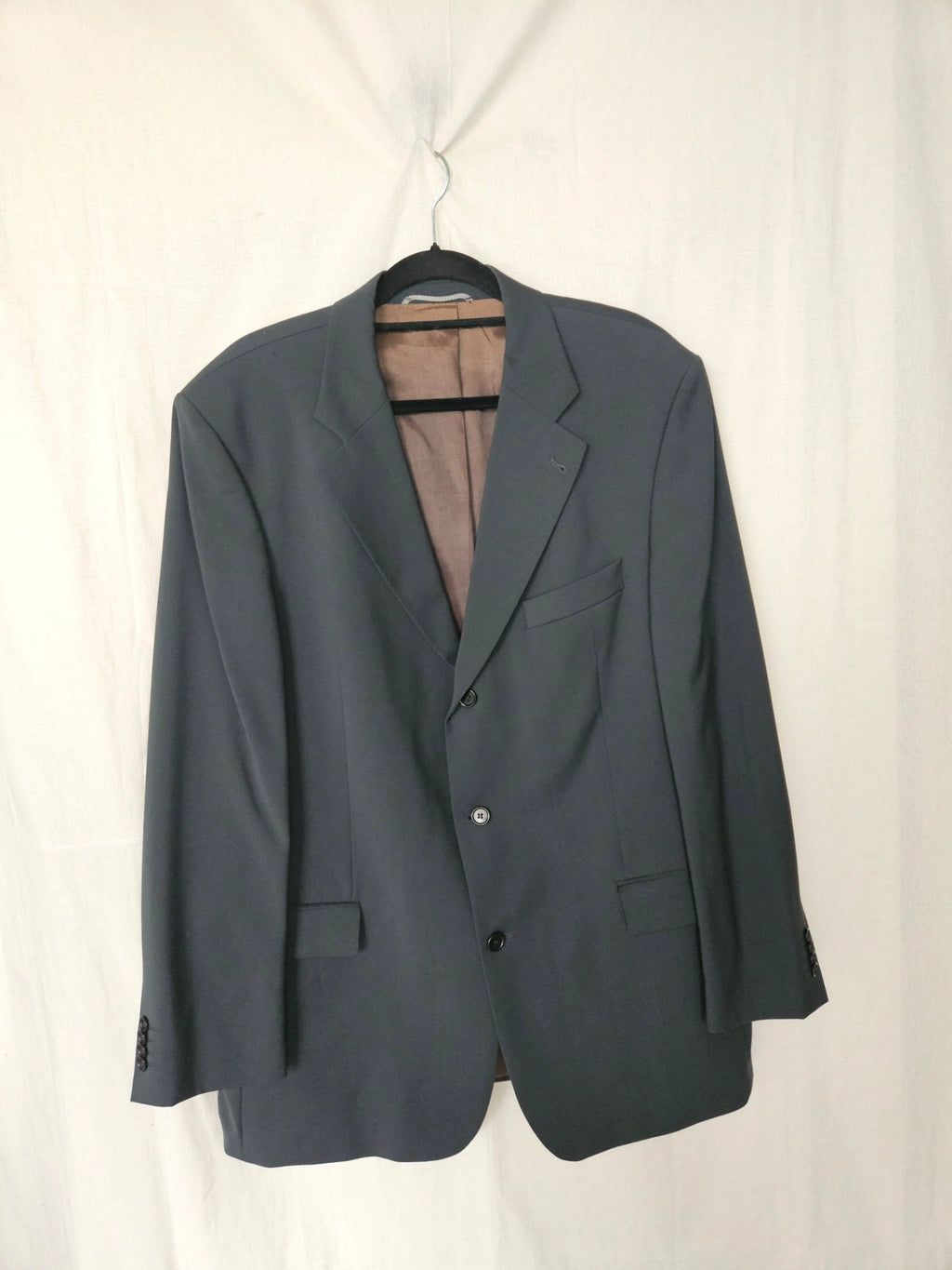 Kira - ash green blazer, new wool | 3XL