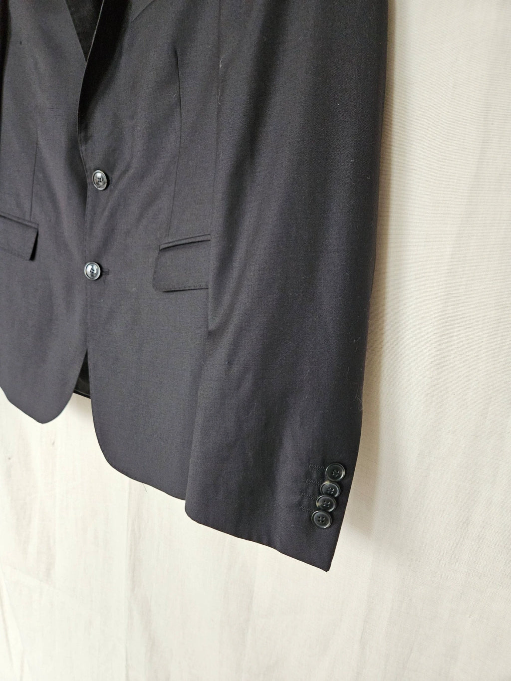 Marte - black blazer, wool blend | L