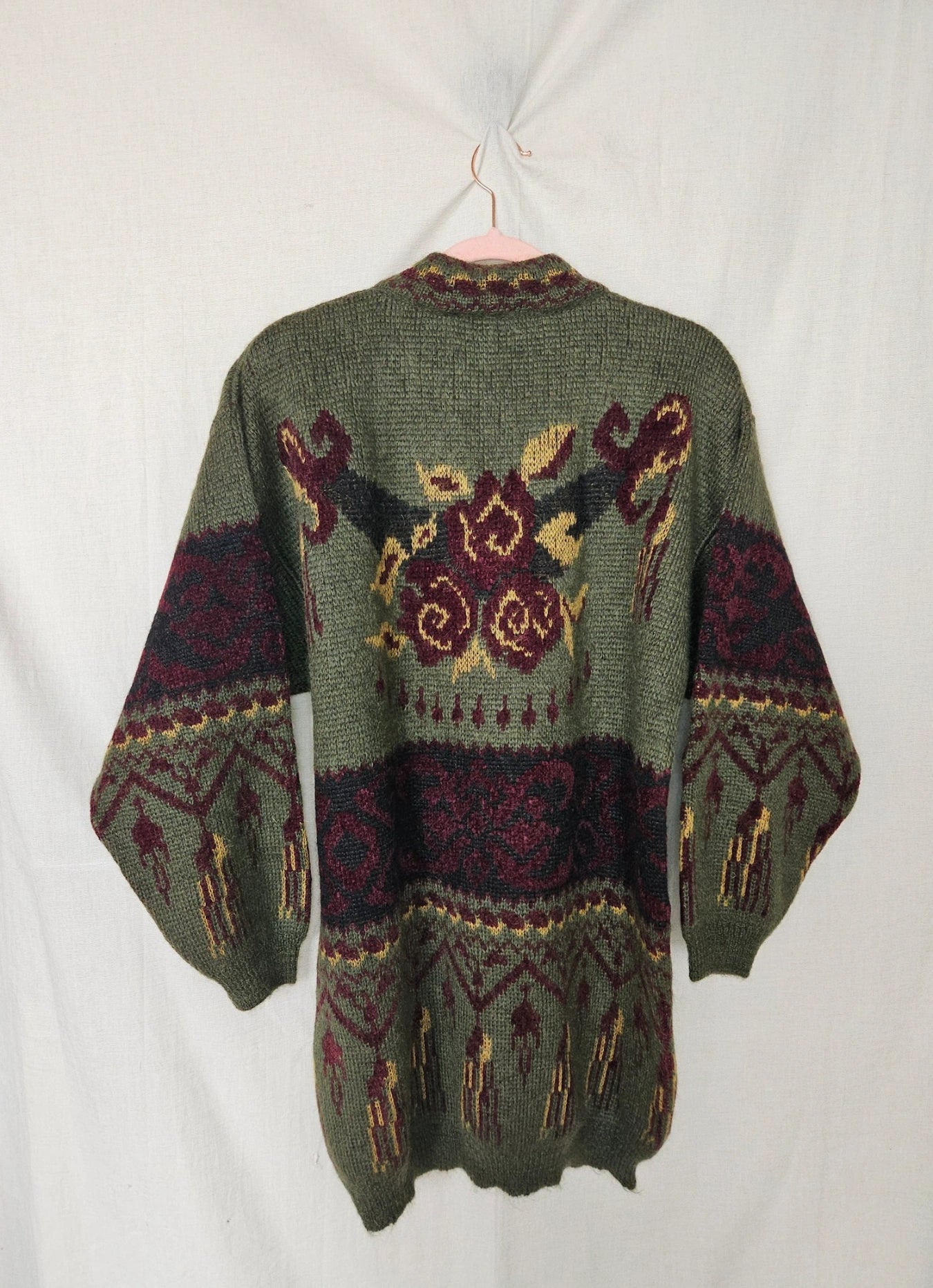 Calista - gebreide trui, mohair blend | free size