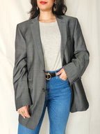 Feline - gray blazer, pure wool & mohair | 2XL