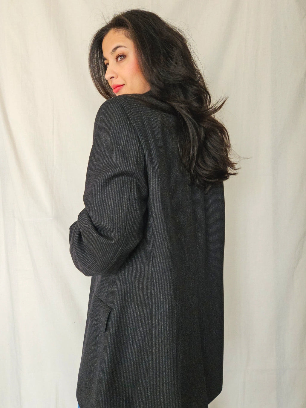 Liv - pinstripe blazer Hugo Boss, virgin wool | 3XL