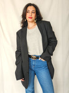 Liv - pinstripe blazer Hugo Boss, virgin wool | 3XL