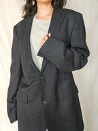 Liv - pinstripe blazer Hugo Boss, virgin wool | 3XL