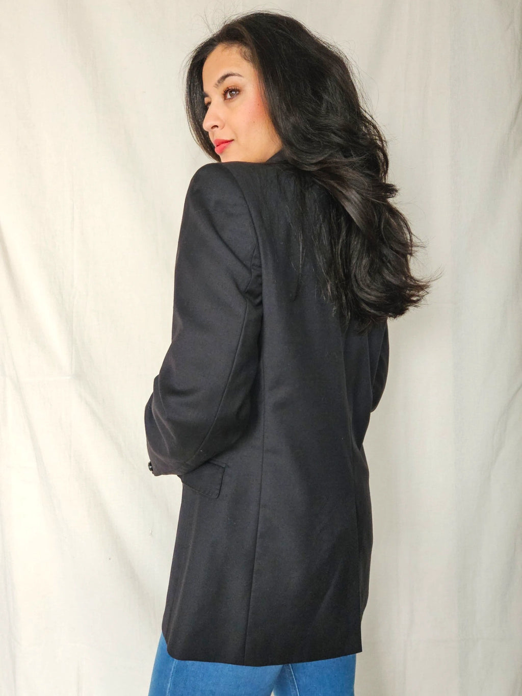 Marte - black blazer, wool blend | L