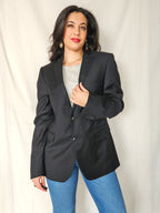 Marte - black blazer, wool blend | L