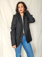 Marte - black blazer, wool blend | L
