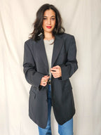 Kira - ash green blazer, new wool | 3XL