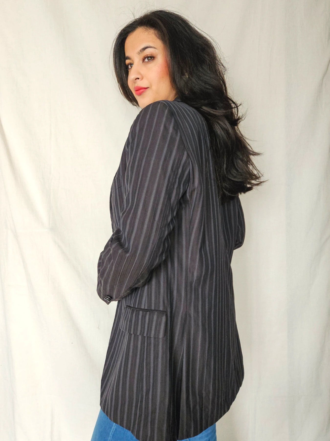 Novi - gestreepte blazer Hugo Boss, scheerwol | M