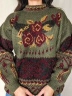 Calista - gebreide trui, mohair blend | free size