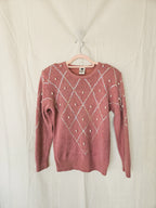 Faye - Knitted Vintage Sweater, Silk & Angora | M/L