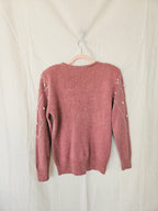 Faye - Knitted Vintage Sweater, Silk & Angora | M/L