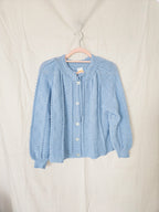 Aveline - knitted vintage cardigan, wool blend | M