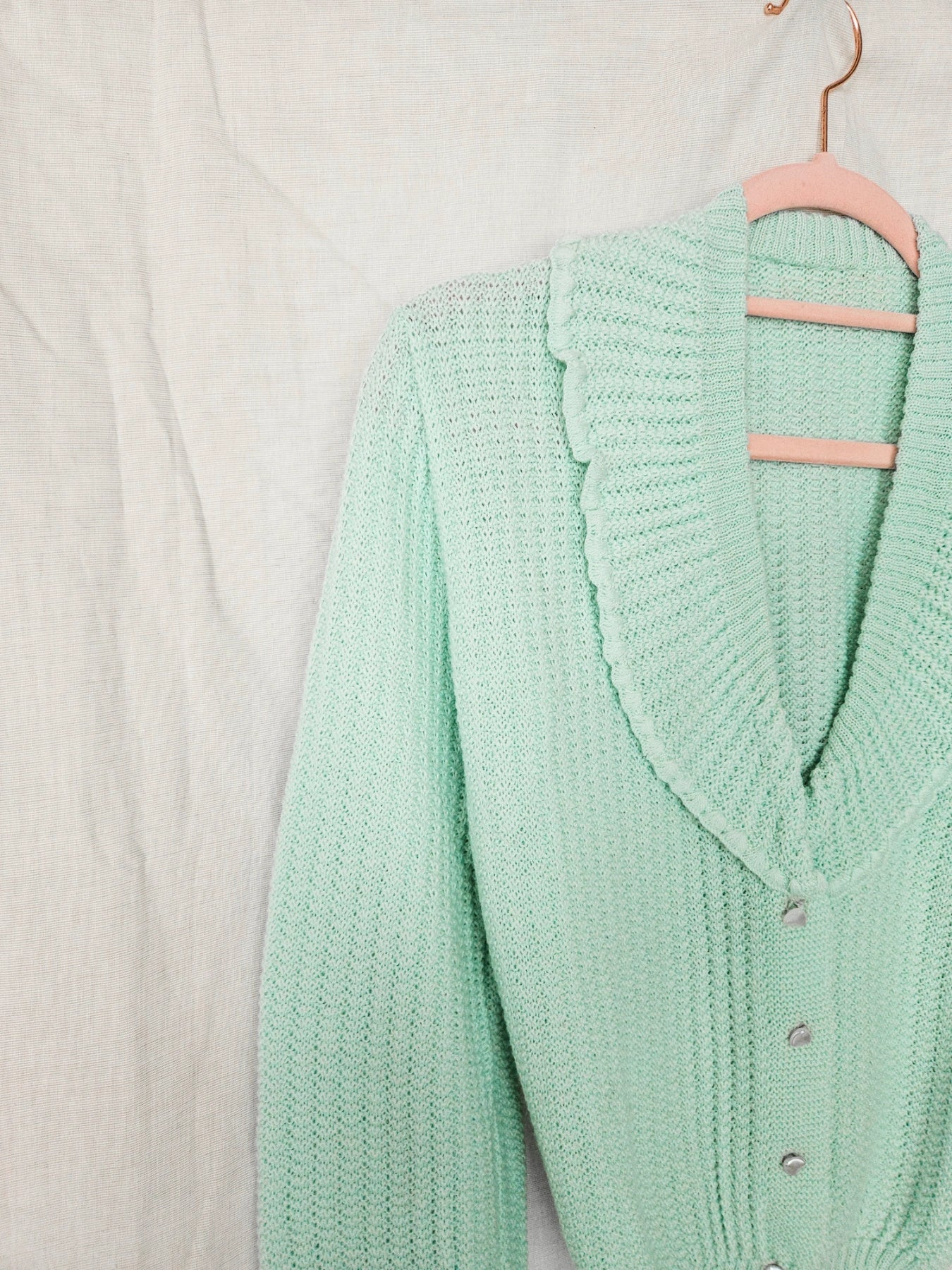 Isa - gebreid vest, wolmix | M