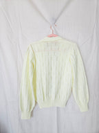 Lotta - knitted vintage cardigan, wool blend | XL