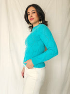 Billie - knitted vintage sweater, virgin wool | XS/S