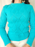 Billie - knitted vintage sweater, virgin wool | XS/S
