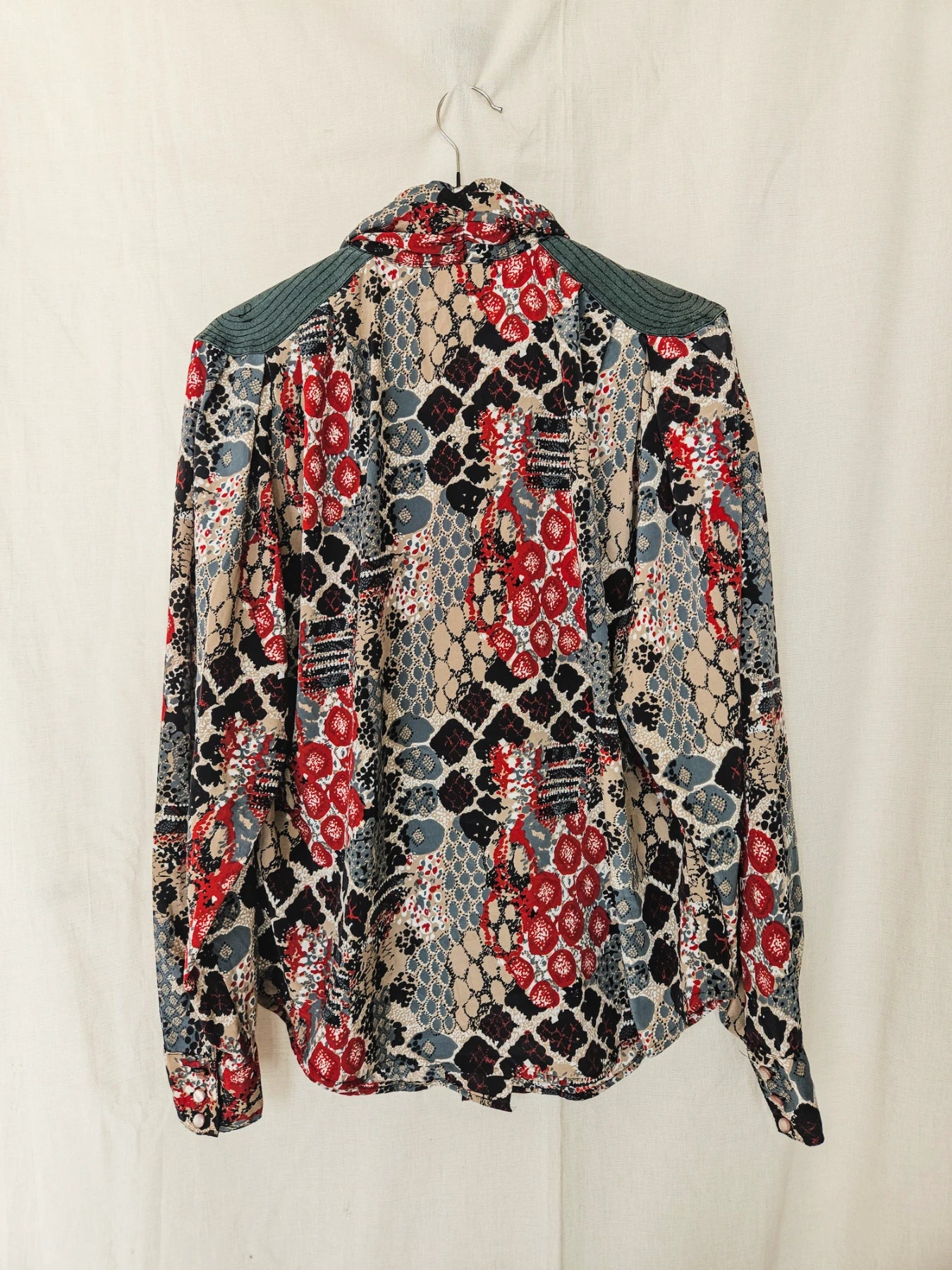 Jordan - vintage blouse met kraag | XL