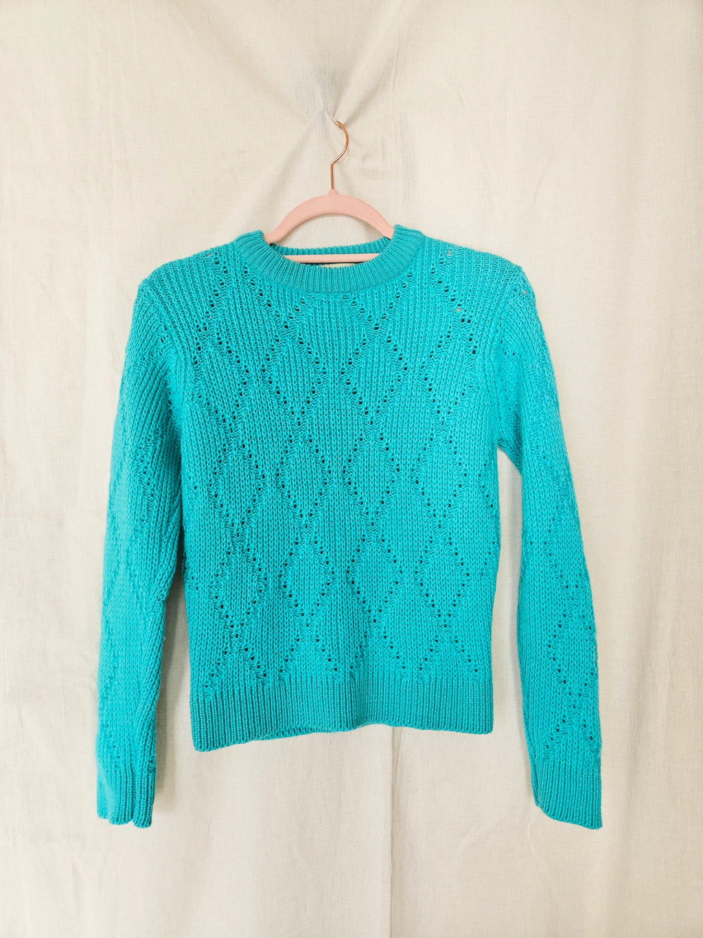 Billie - knitted vintage sweater, virgin wool | XS/S