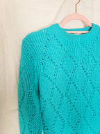 Billie - knitted vintage sweater, virgin wool | XS/S