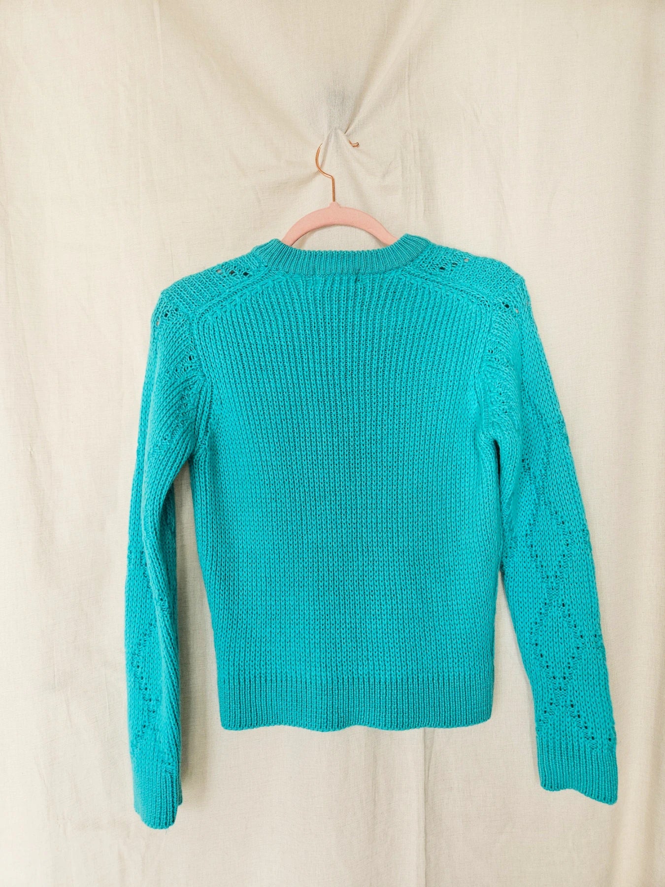 Billie - gebreide vintage trui, scheerwol | XS/S