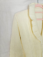 Freya - romantic knitted vintage cardigan | S