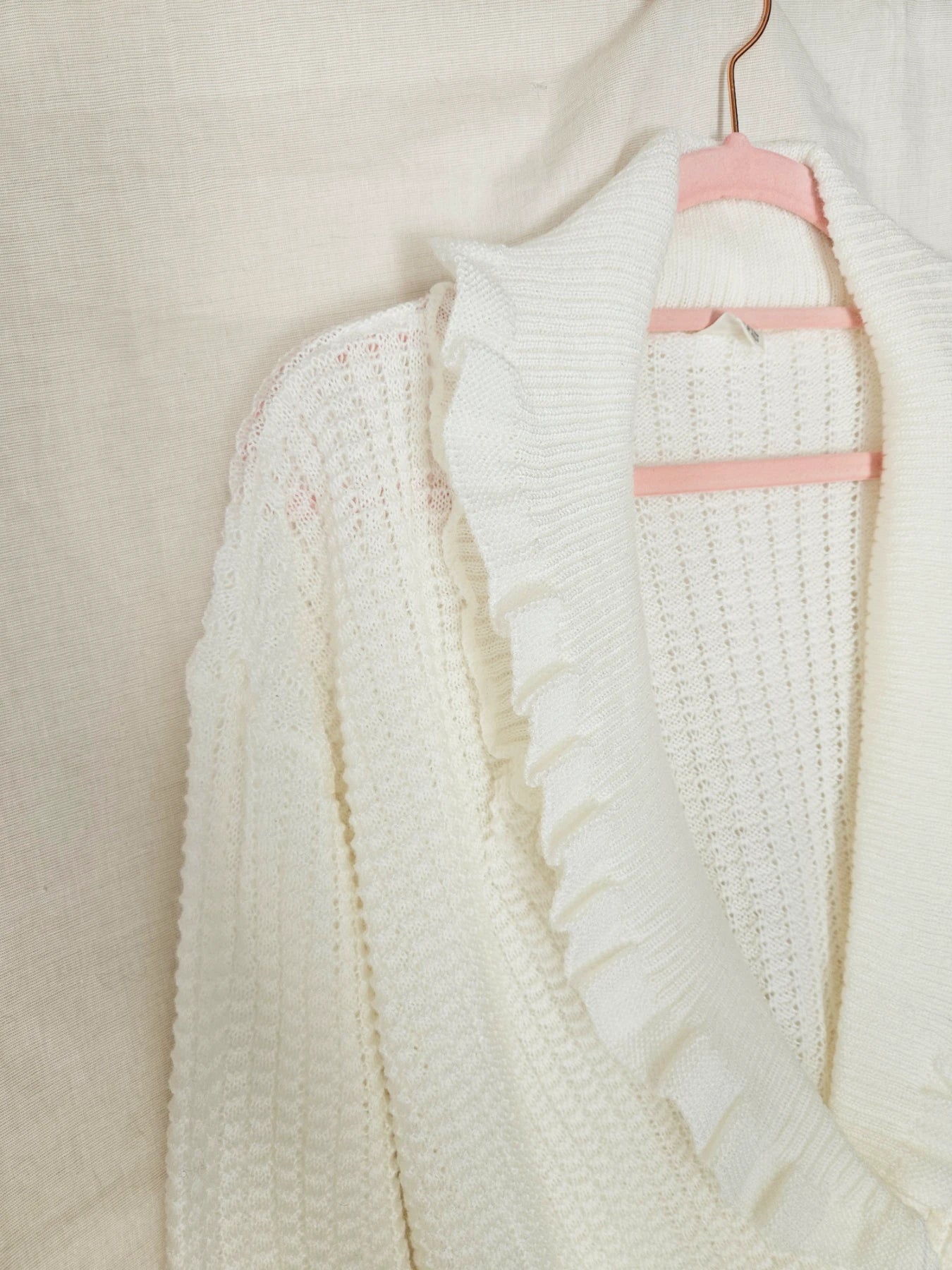 Annie - romantisch gebreid vintage vest | XXL