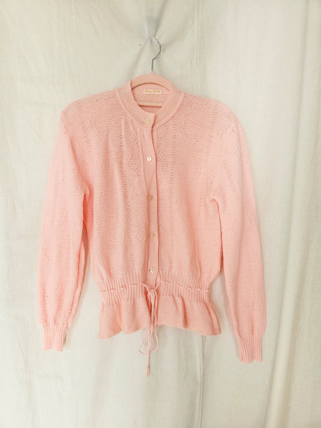 Odette - romantisch vintage vest, schuurwol | S