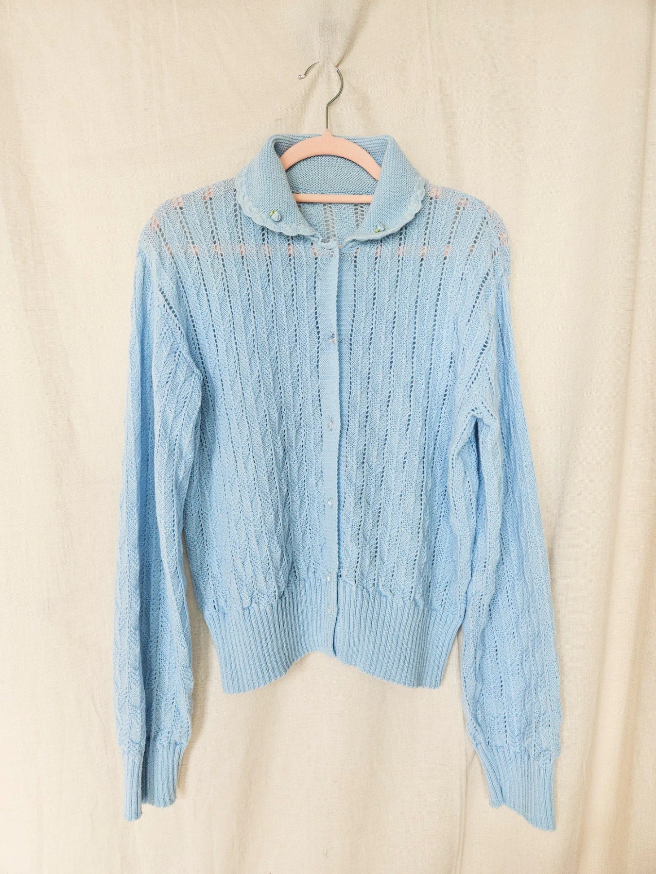 Xanthe - romantisch gehaakt vintage vest | XXL