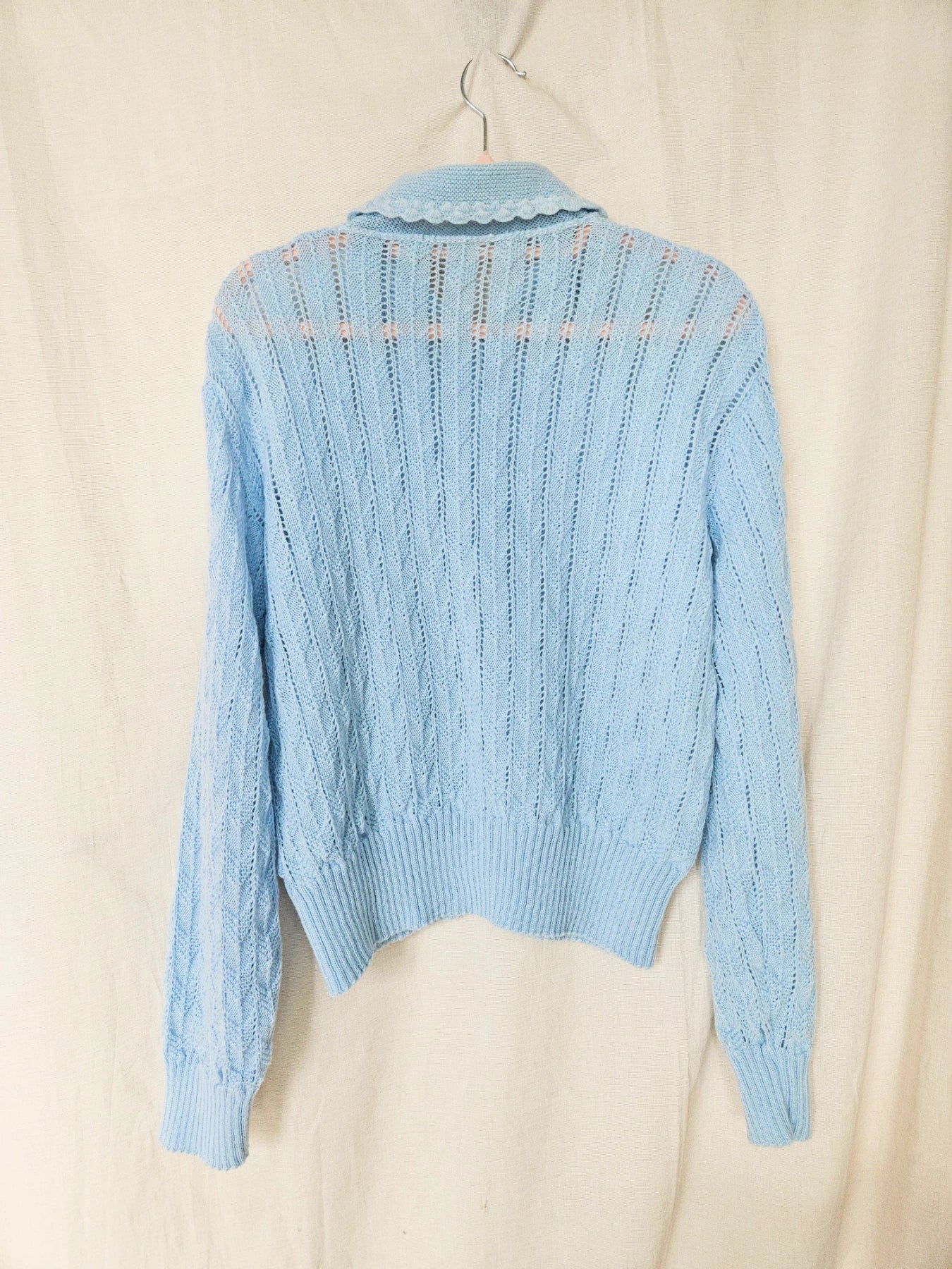 Xanthe - romantisch gehaakt vintage vest | XXL