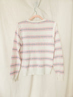 Suze - vintage trui met ruffles | M