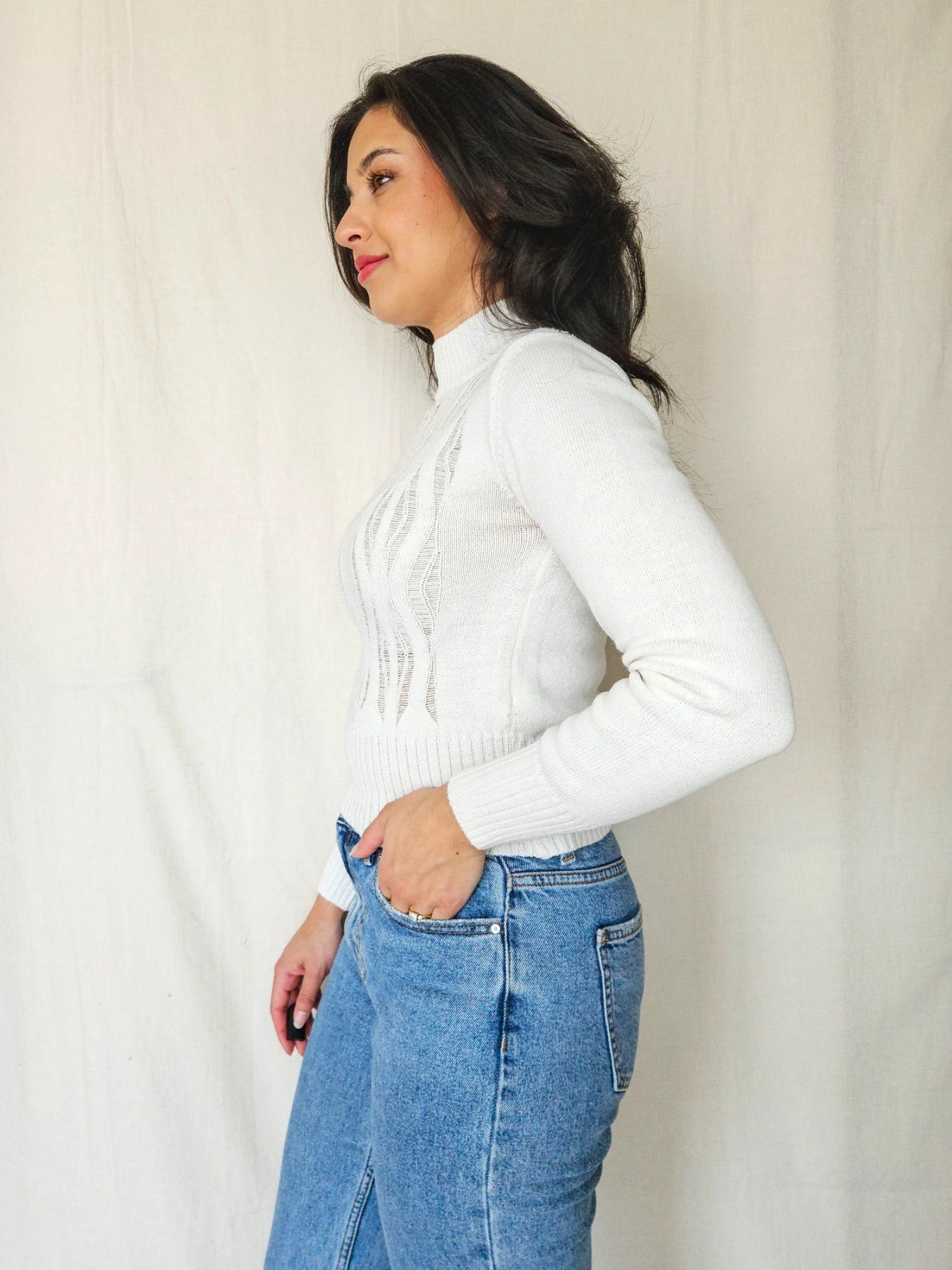 Vienna - cropped vintage coltrui | S