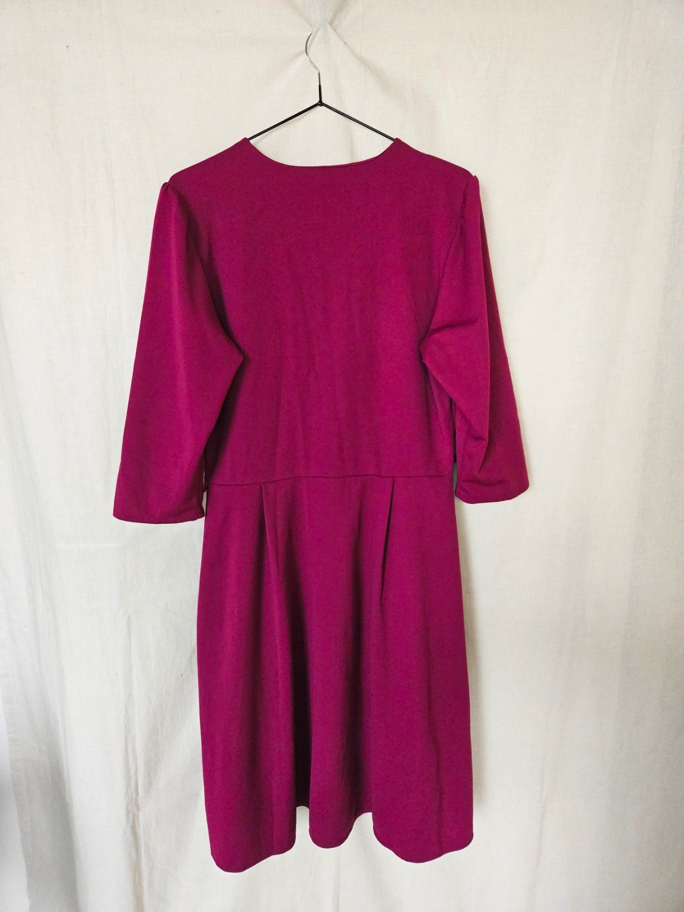 Lune - paarse vintage jurk | L