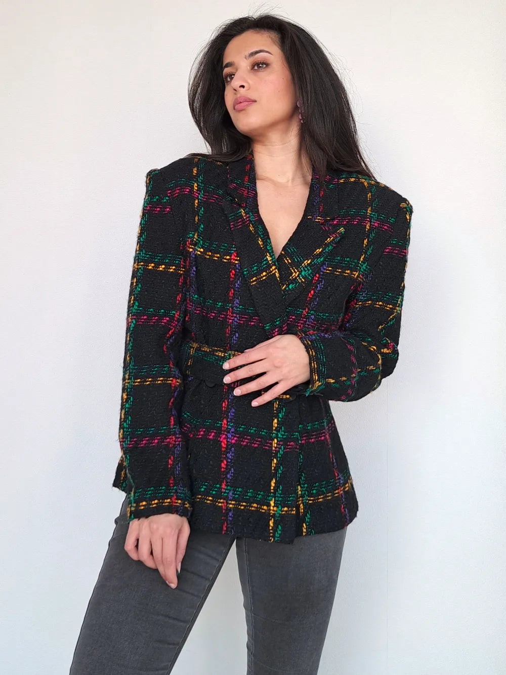 geruit vintage jasje